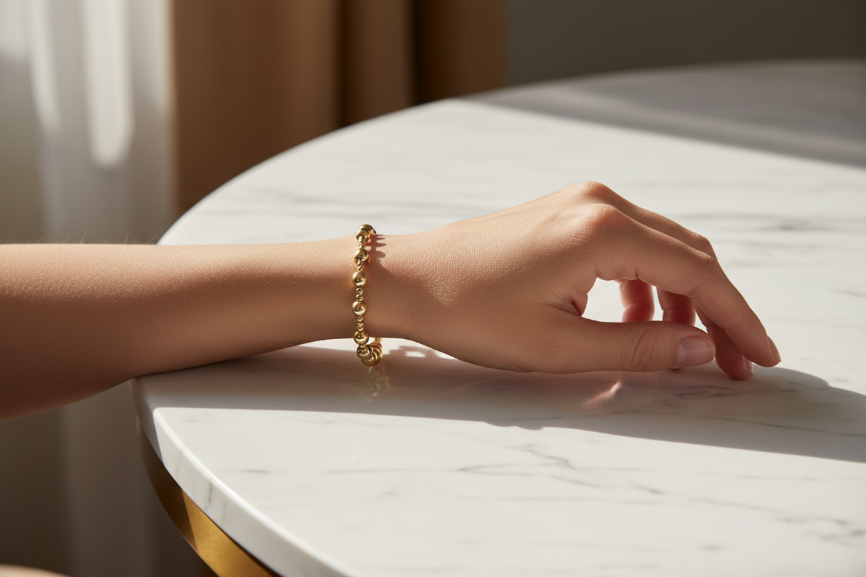 Beaded Bracelet — Marble