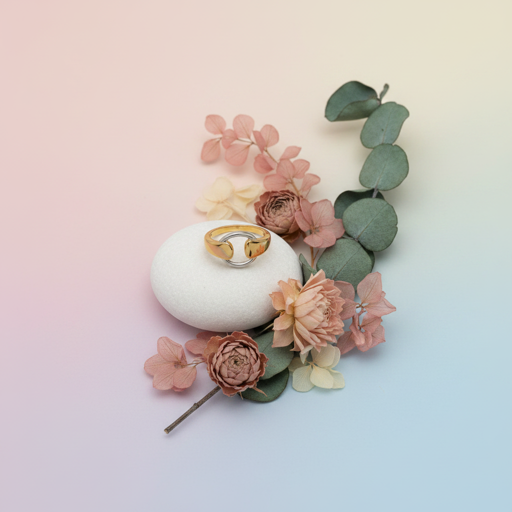 Botanical flat lay