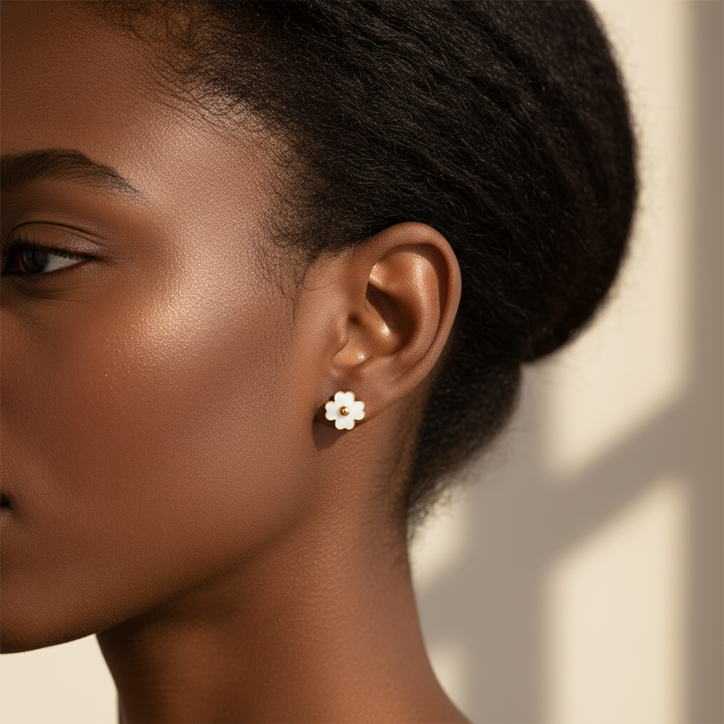 Dark Skin Earring