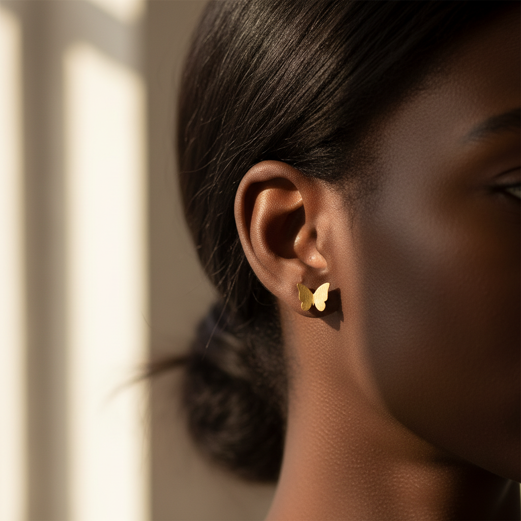 Dark Skin Earring