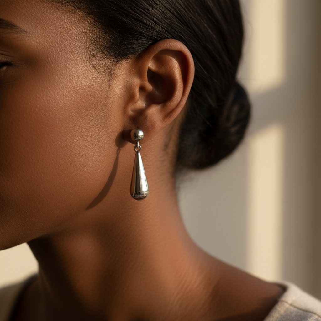 Dark Skin Earring