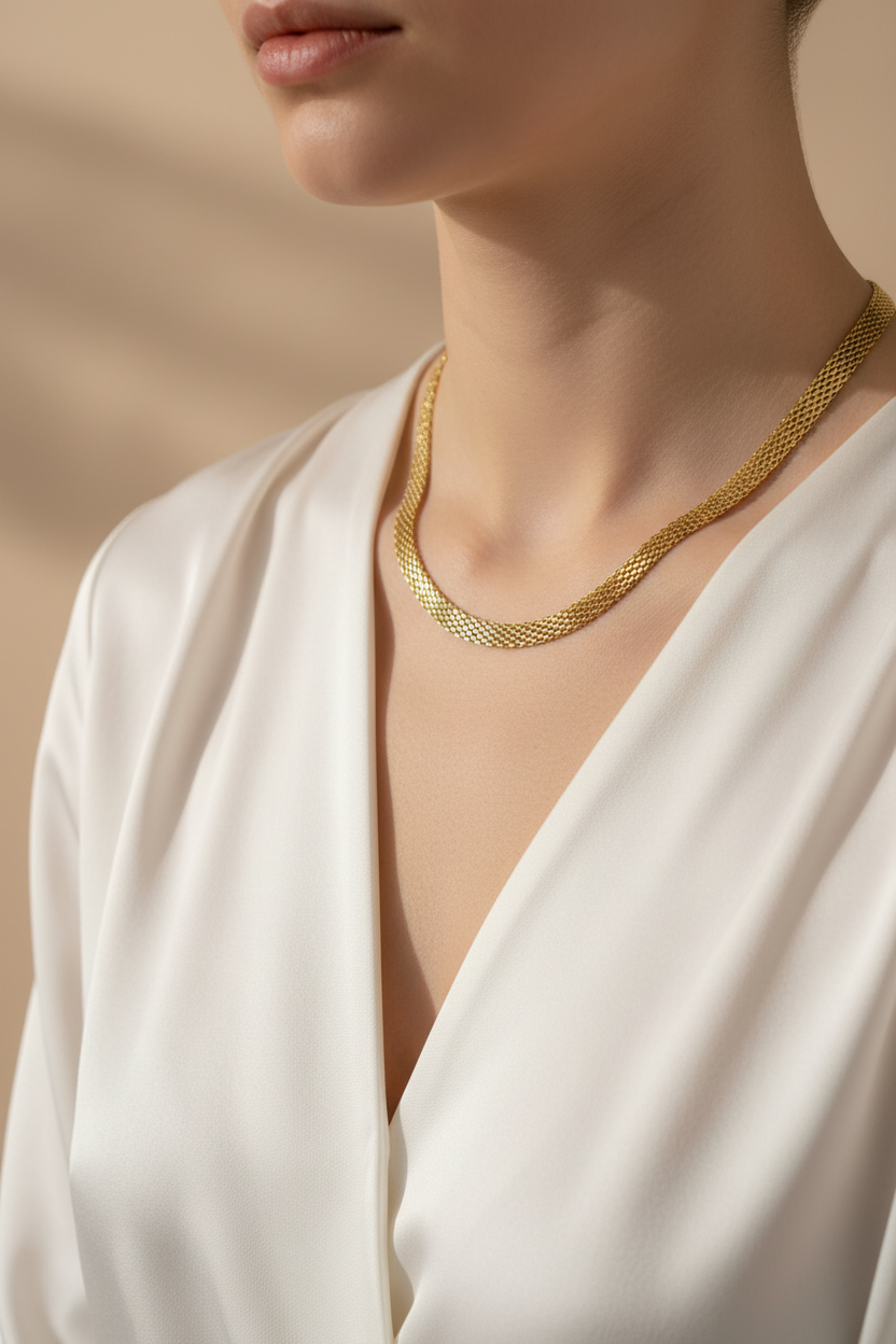 Fair Skin Neckline