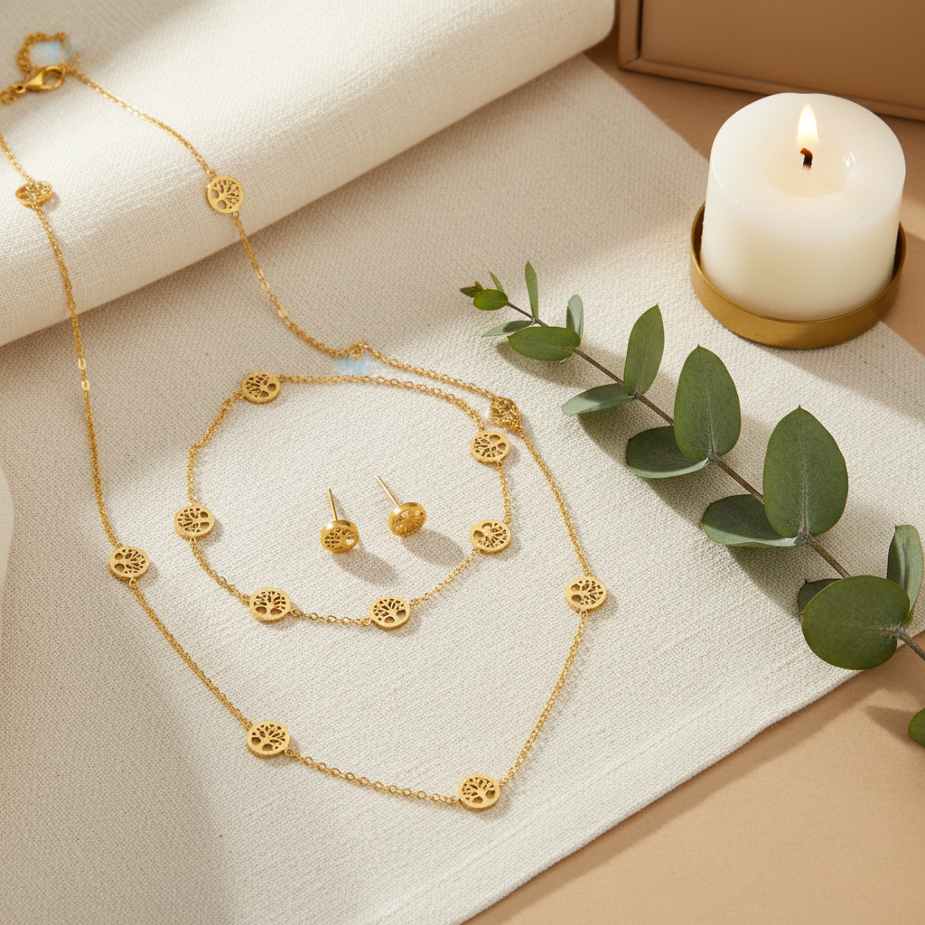 Flat Lay Gift Styling