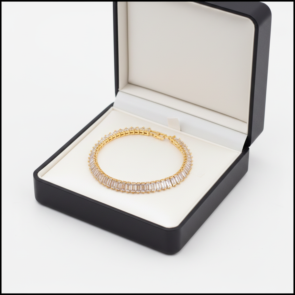 Gold Rectangular Bracelet