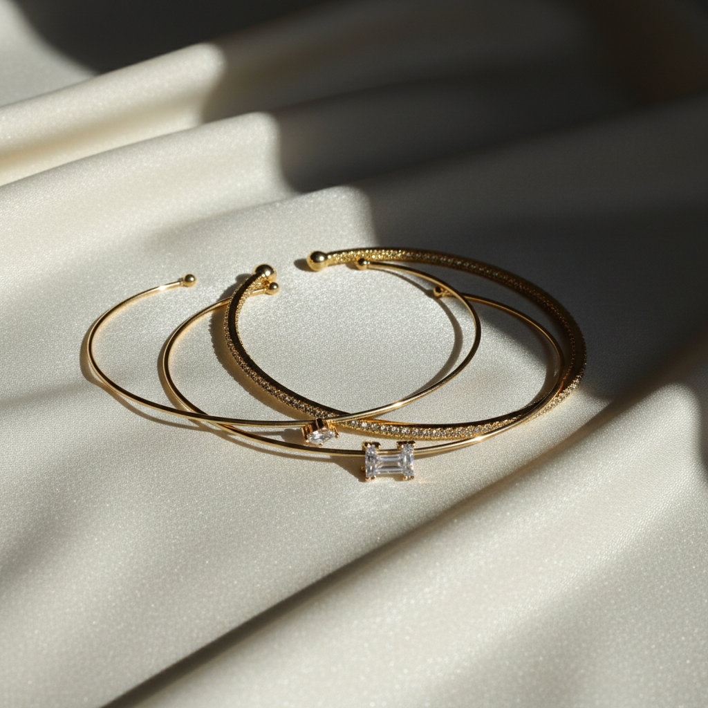 Ivory Silk Flat Lay