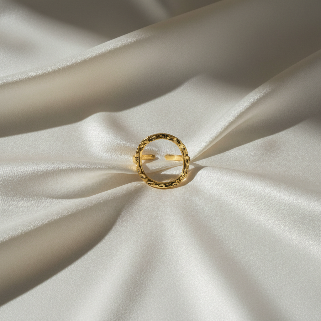 Ivory Silk Flat Lay