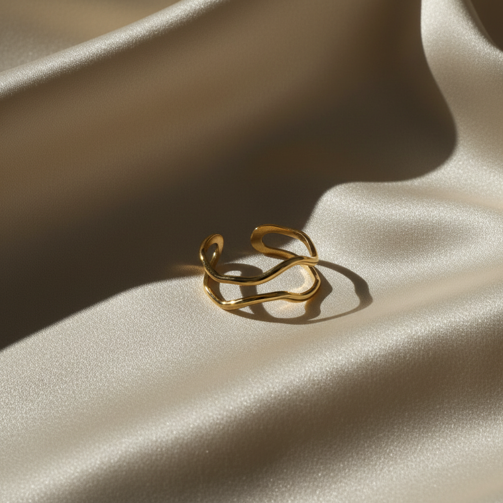 Ivory Silk Flat Lay