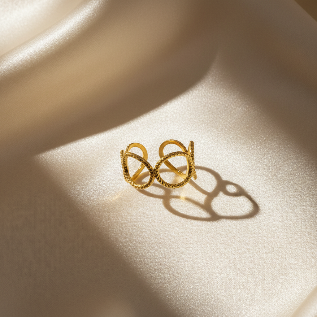 Ivory Silk Flat Lay