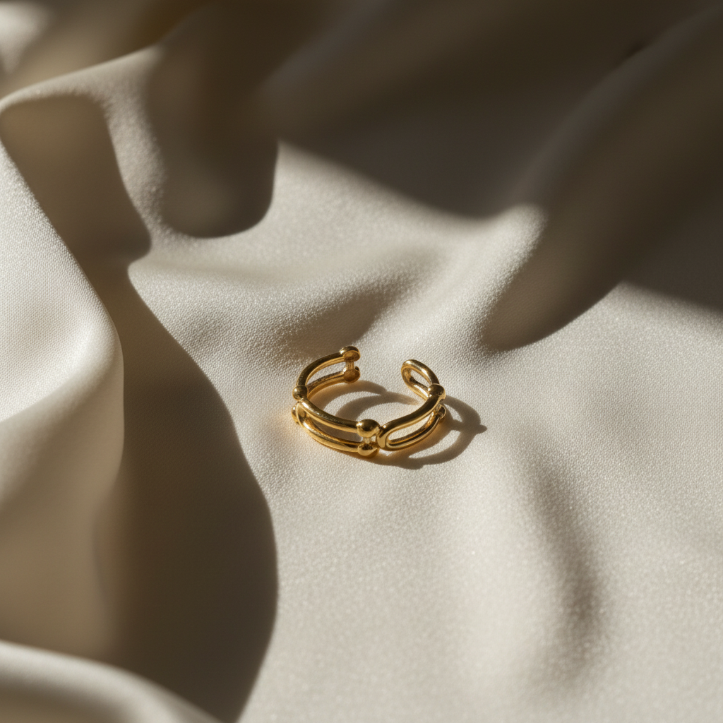 Ivory Silk Flat Lay