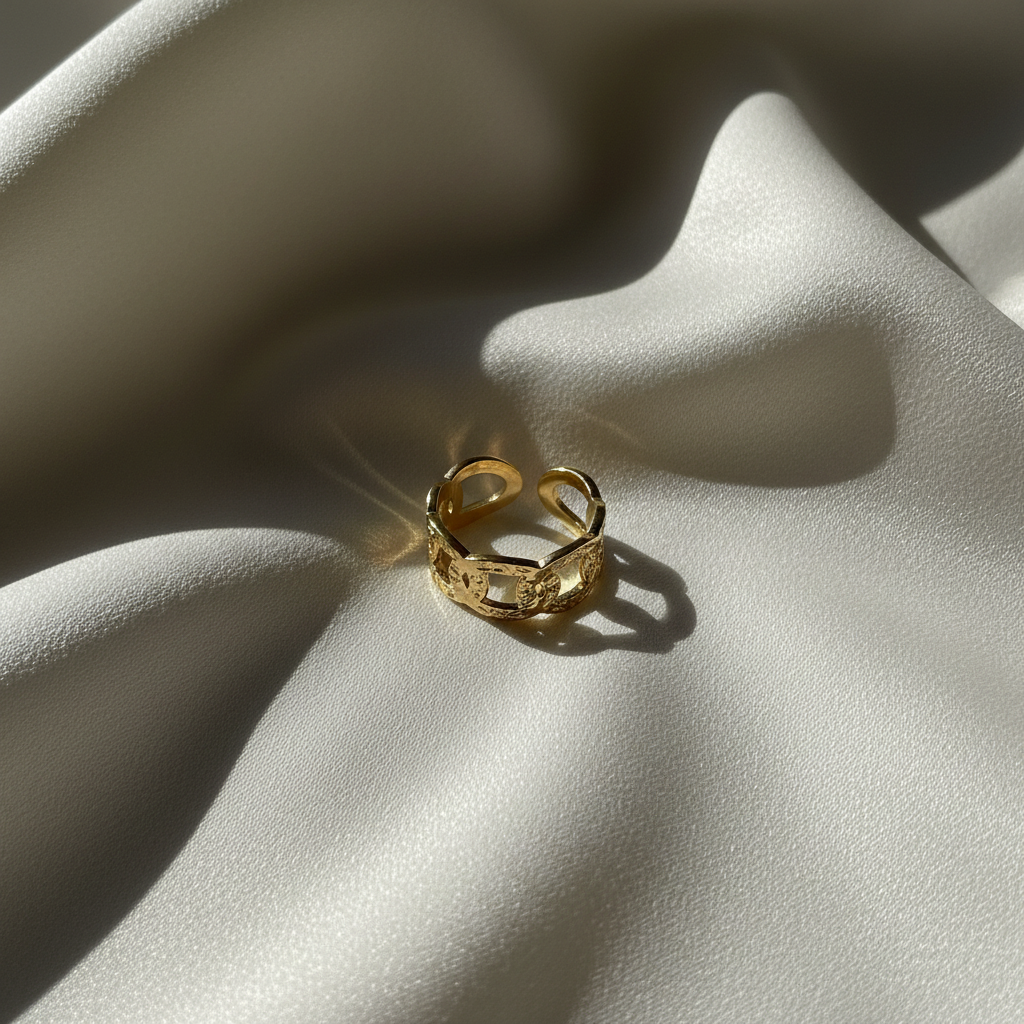 Ivory Silk Flat Lay