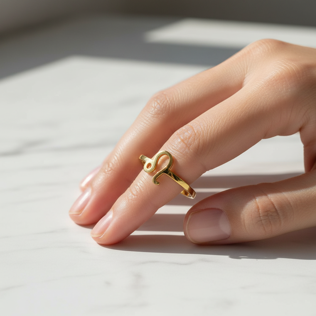 Leo Ring — Marble Wrist