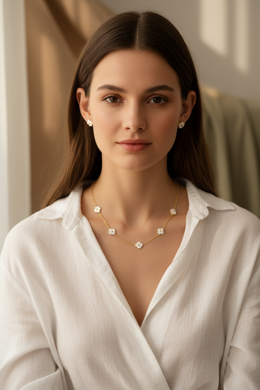 Light Skin Neckline