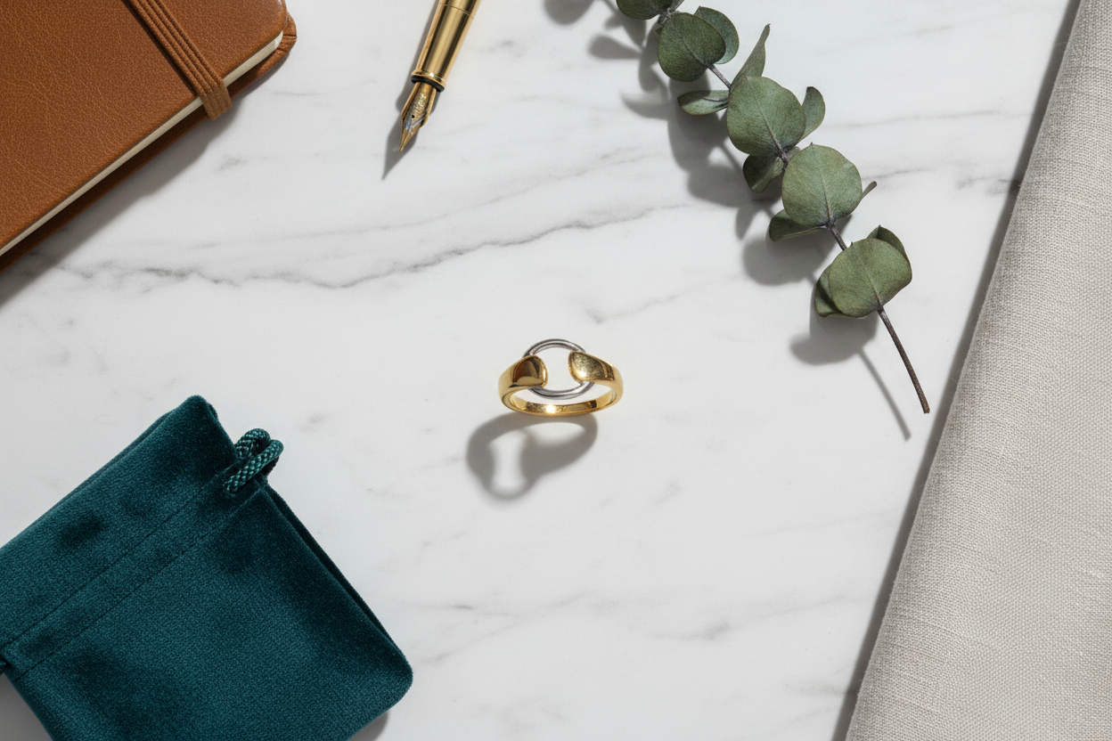 Marble flat lay lifestyle