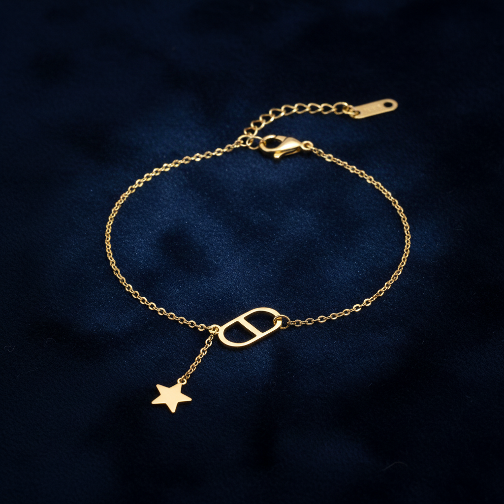 Pig Nose Star Bracelet
