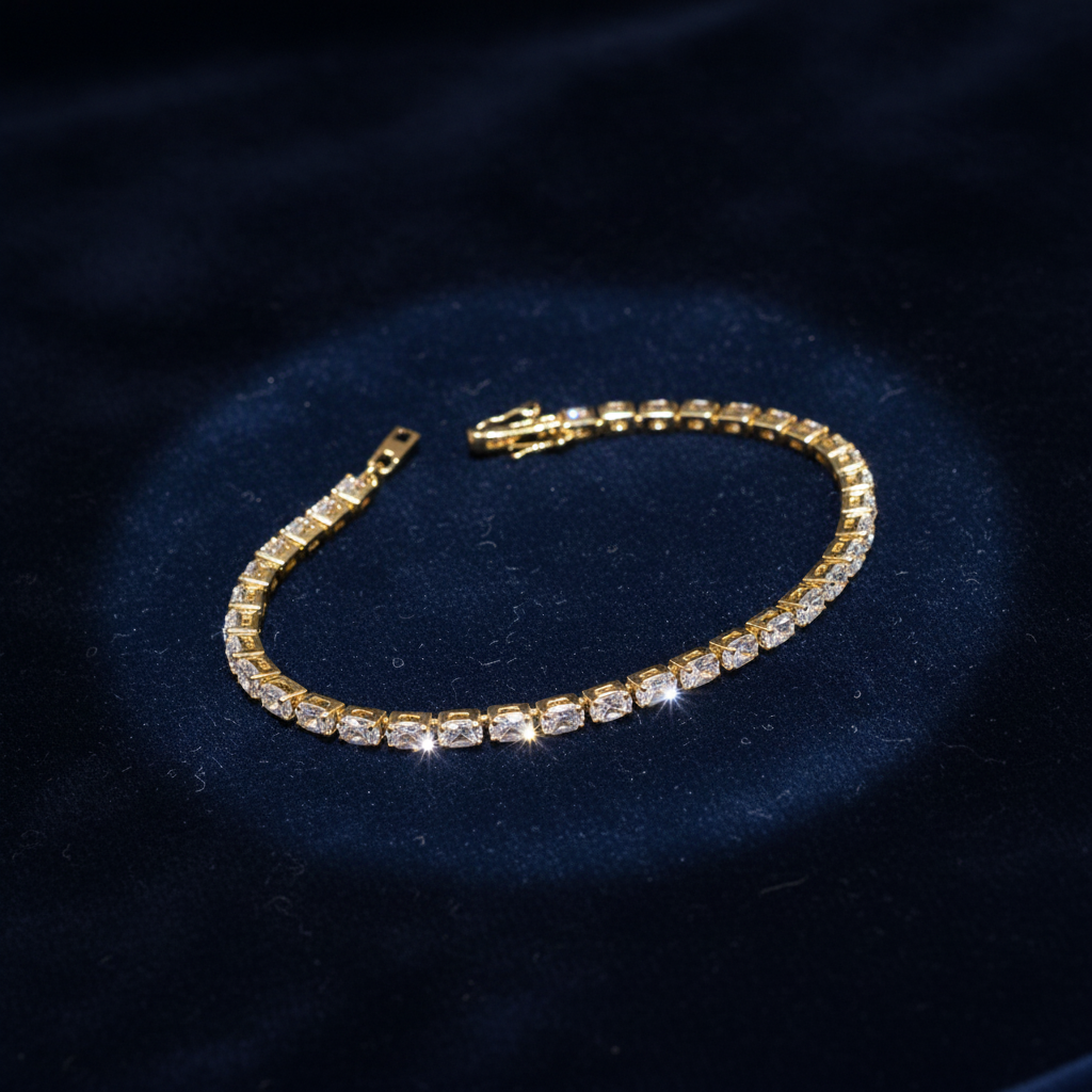 Gold Square Bracelet