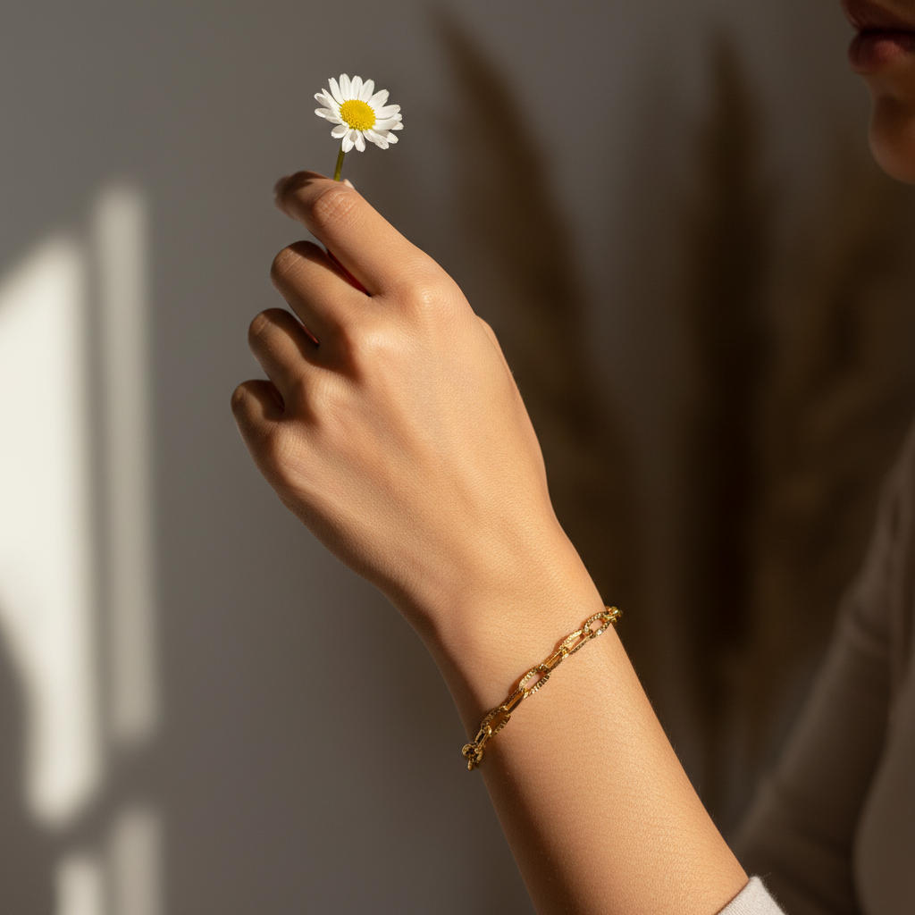 Olive Skin Flower