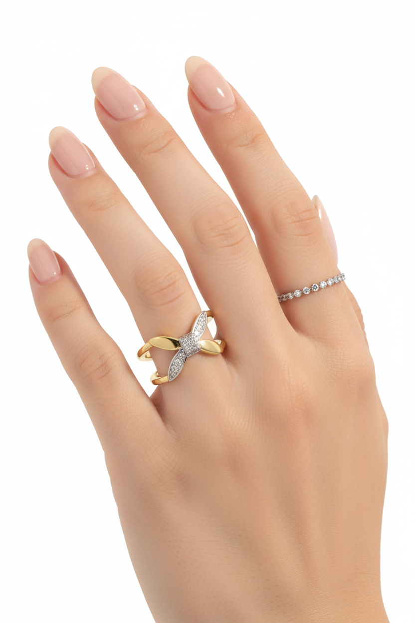 Stacked Rings Portrait