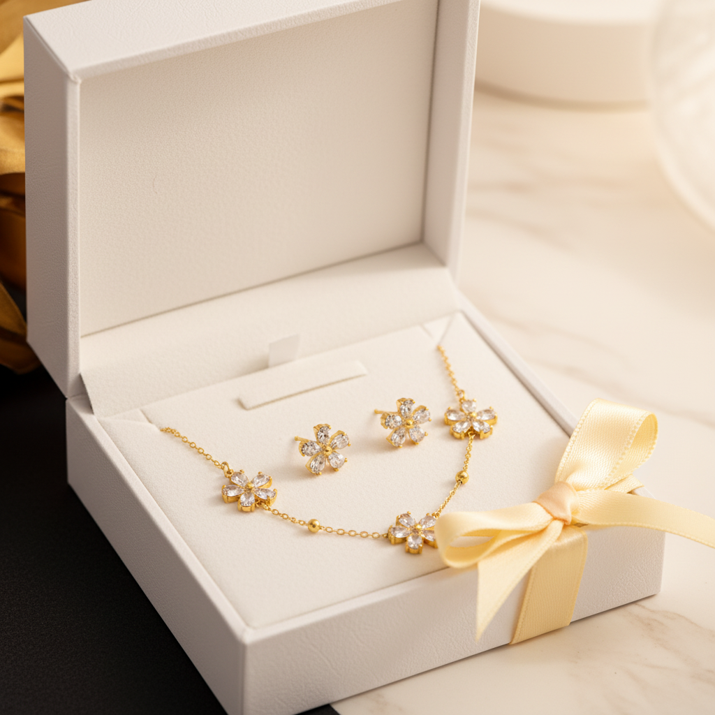 Yellow Ribbon Gift Box
